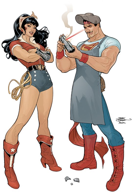 Wonder Woman & Superman Bombshell
